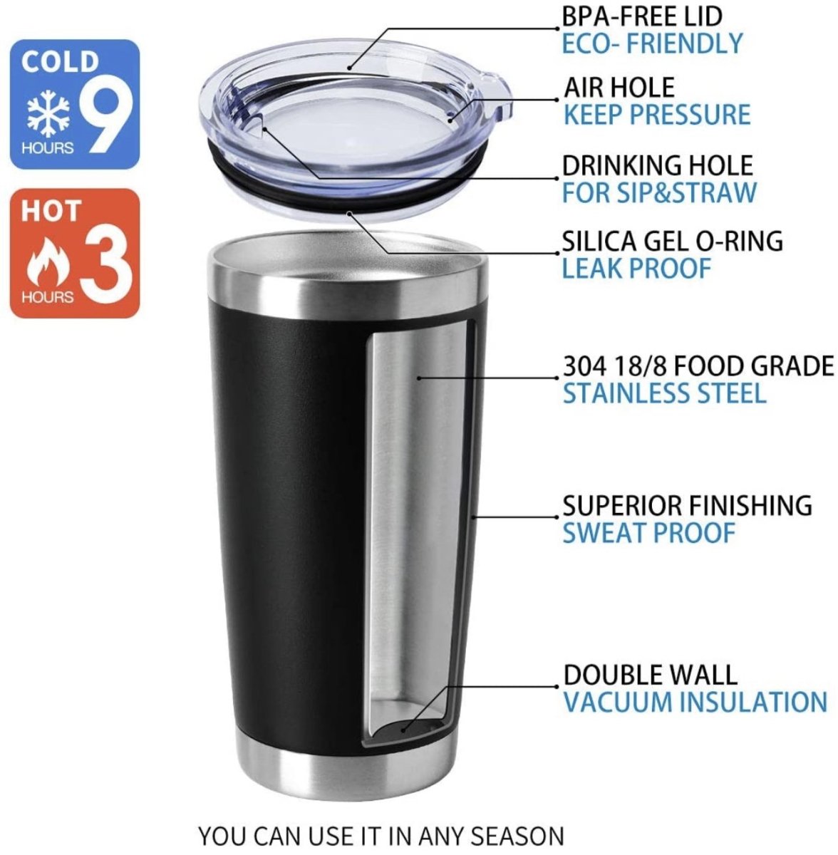 Be Valiant! 20oz Tumbler
